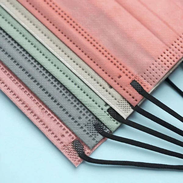 50 pcs 3 Layer Breathable Disposable Face Masks Protective Covers