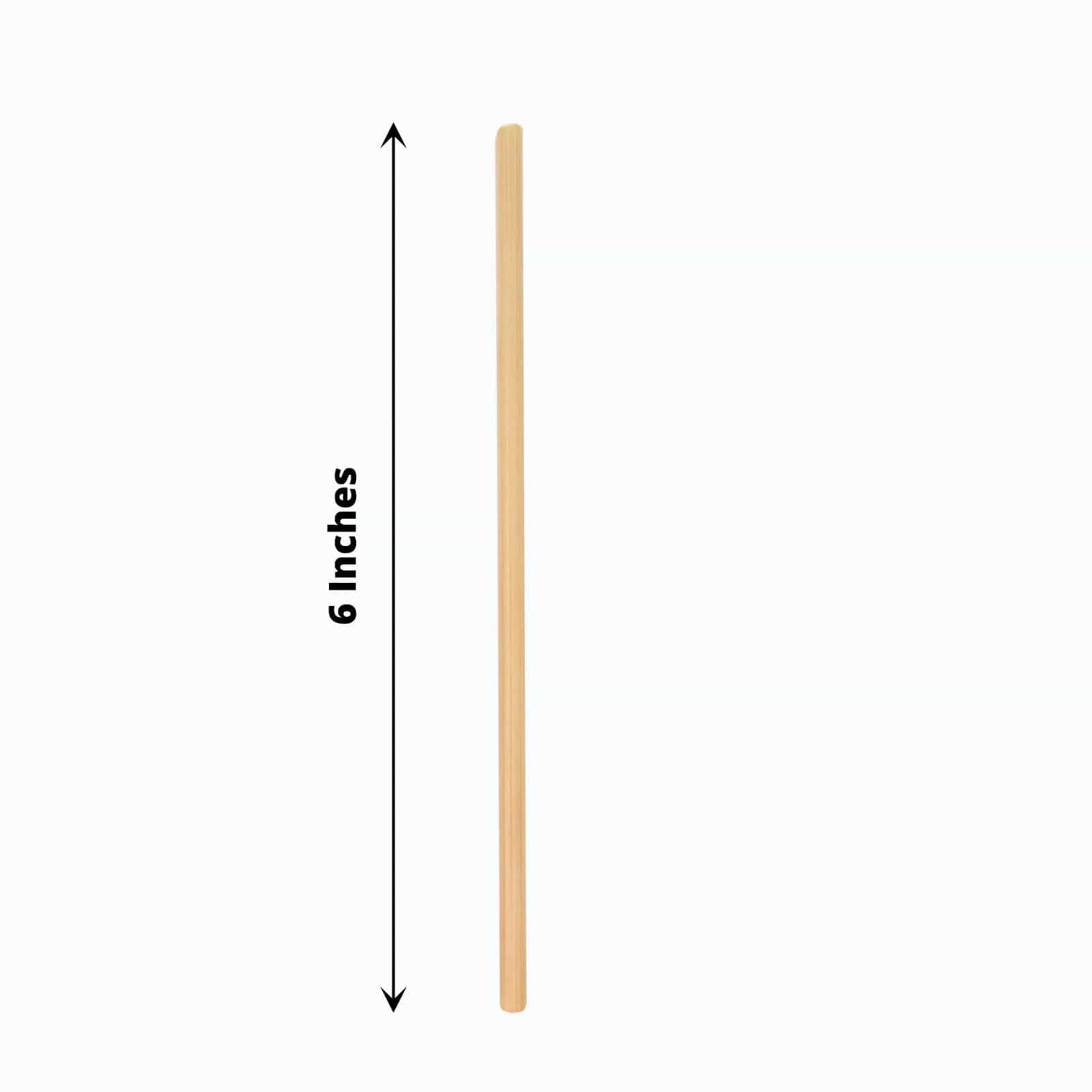 100 Natural 6 in Wheat Sustainable Drinking Straws