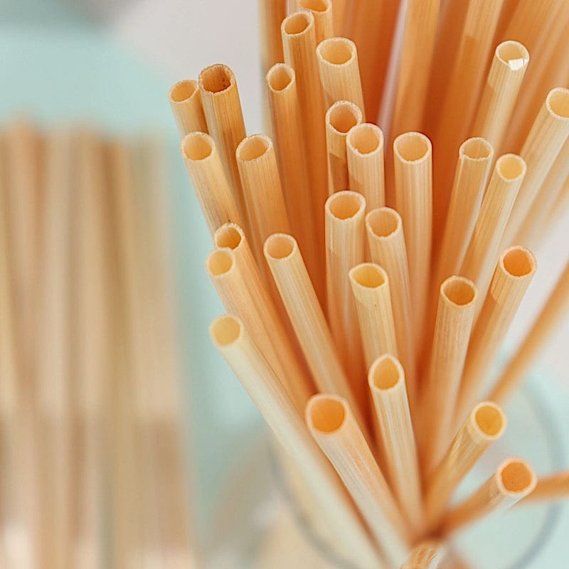 100 Natural 9 in Wheat Sustainable Drinking Straws