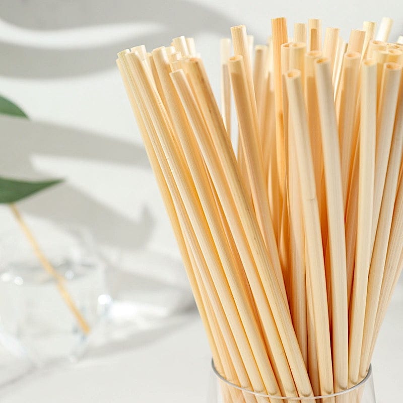 100 Natural 9 in Wheat Sustainable Drinking Straws