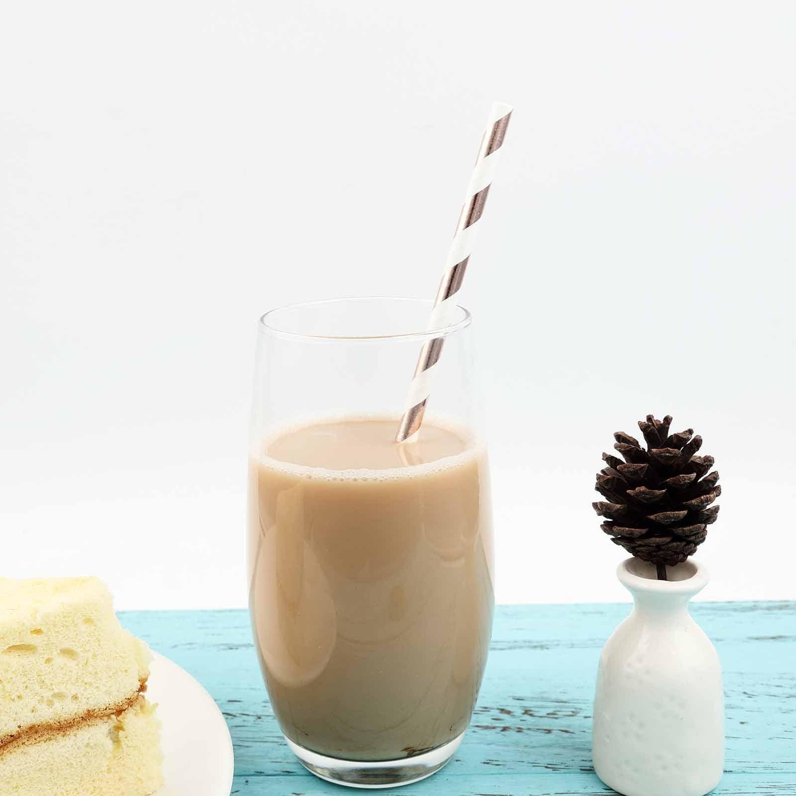 25 pcs Striped Party Paper Straws