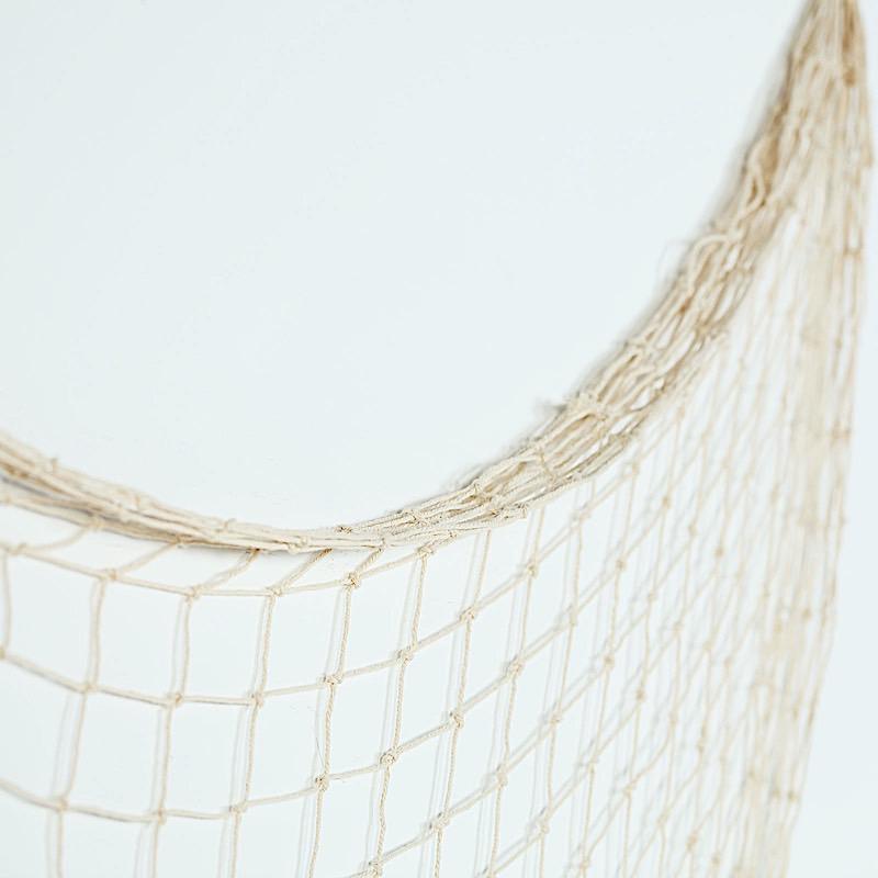 emo fish table.net Balsacircle 5x5 feet Natural Cotton Decorations Fishnet Wall Table Party Decorations