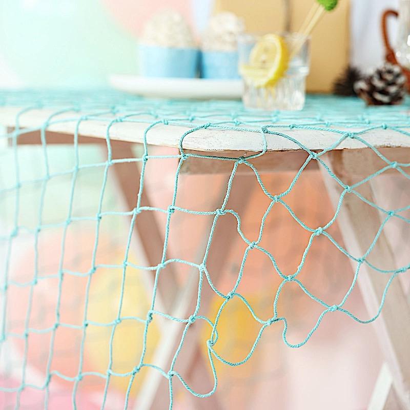 5x5 feet Cotton Decorative Fishnet Wall Table Party Decorations