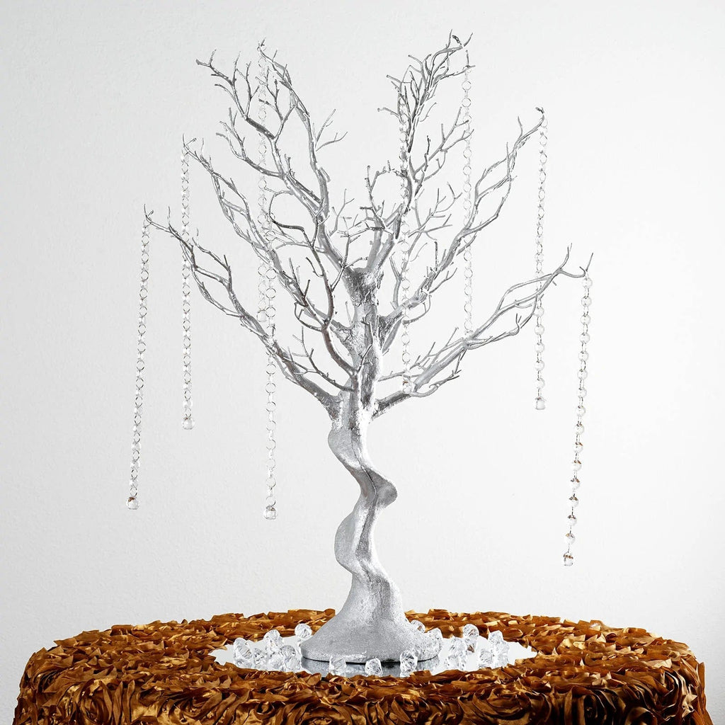 manzanita bonsai tree Metallic Manzanita Tree with Acrylic Chains Wedding Centerpieces