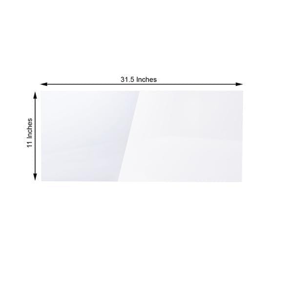 2 Clear Rectangle Plexiglass Sheets DIY Acrylic Sign Boards