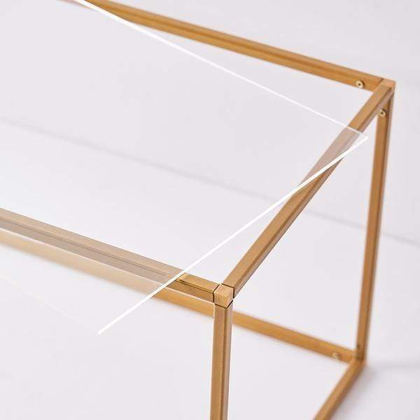 2 Clear Rectangle Plexiglass Sheets DIY Acrylic Sign Boards