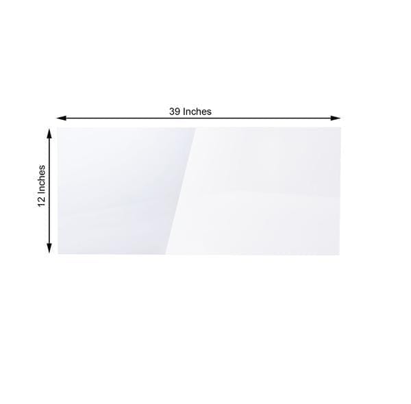 2 Clear Rectangle Plexiglass Sheets DIY Acrylic Sign Boards
