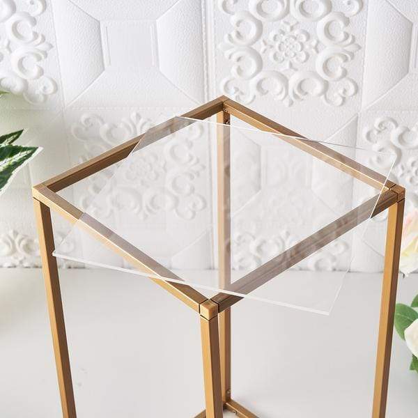 2 Clear Square Plexiglass Sheets DIY Acrylic Sign Boards