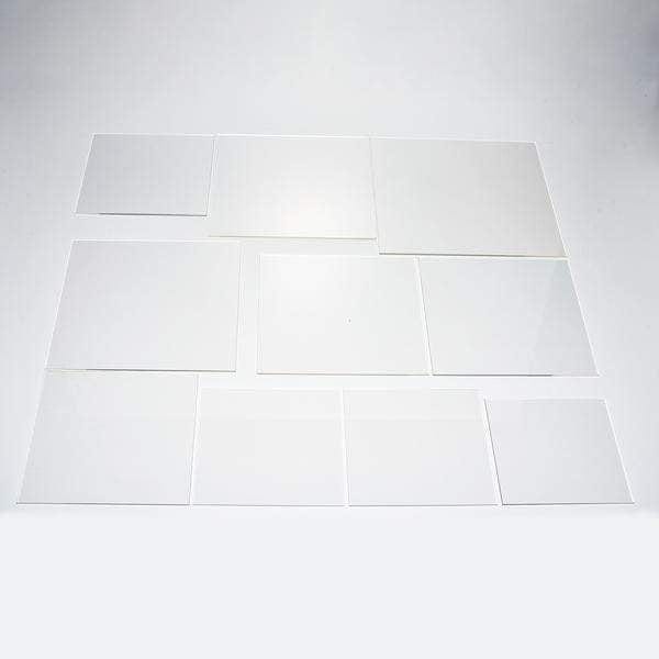 2 Clear Square Plexiglass Sheets DIY Acrylic Sign Boards