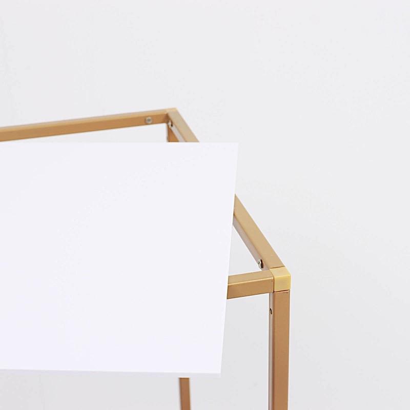 2 White Square Plexiglass Sheets DIY Acrylic Sign Boards