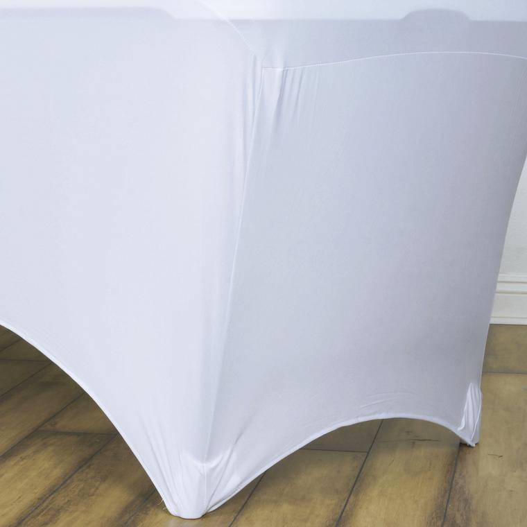 4 feet Rectangular Fitted Spandex Tablecloth