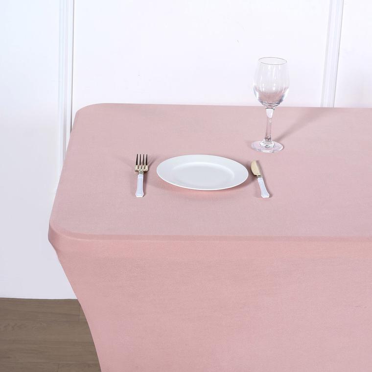 6 ft Rectangular Fitted Spandex Tablecloth