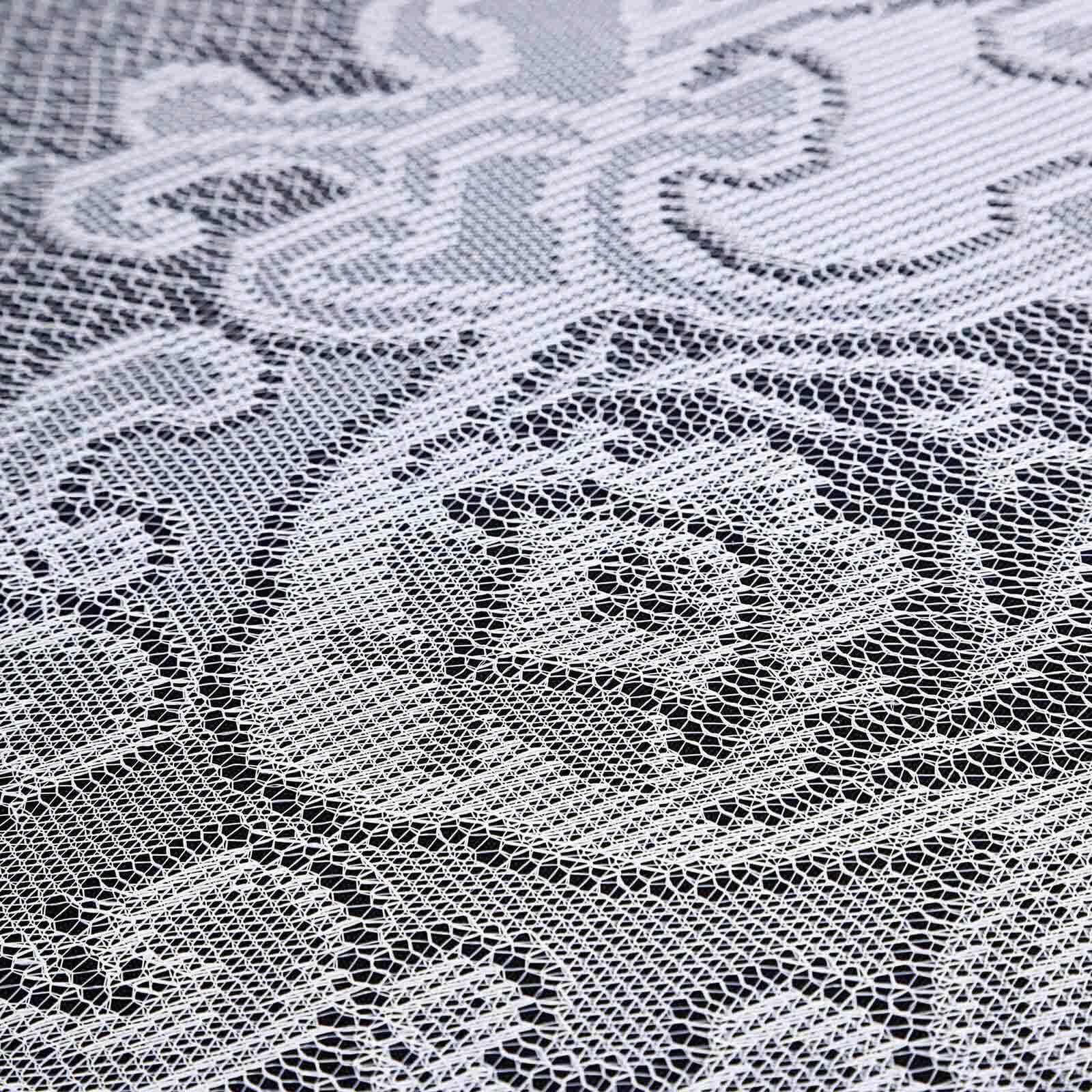 60 x 108 inch Floral Lace Rectangular Tablecloth