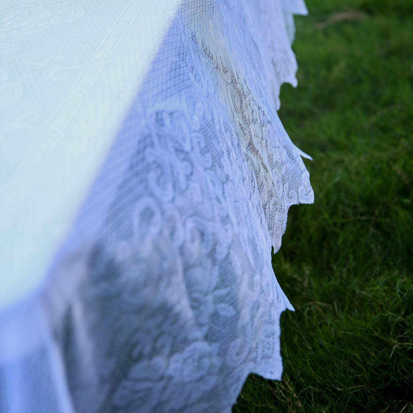 60 x 126 inch Floral Lace Rectangular Tablecloth