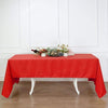 60 x 126 inch Blue Polyester Rectangular Tablecloth