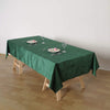 60x102 in Hunter Green Rectangular Premium Velvet Tablecloth