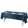 60x102 in Navy Blue Rectangular Premium Velvet Tablecloth