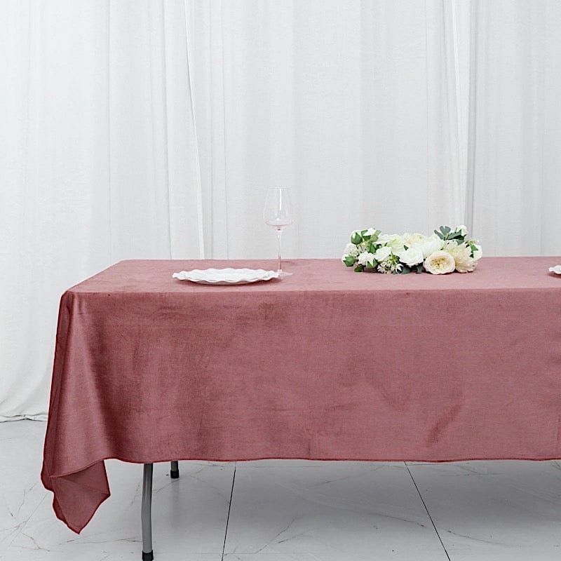 60x102 in Rectangular Premium Velvet Tablecloth