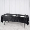 60x102 in Black Rectangular Premium Velvet Tablecloth