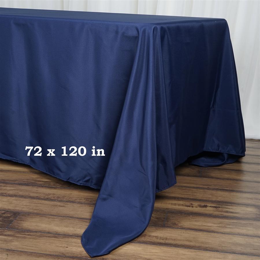 72x120 inch Polyester Rectangular Tablecloth