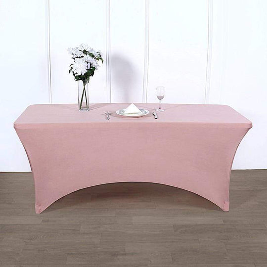 8 ft Rectangular Fitted Spandex Tablecloth