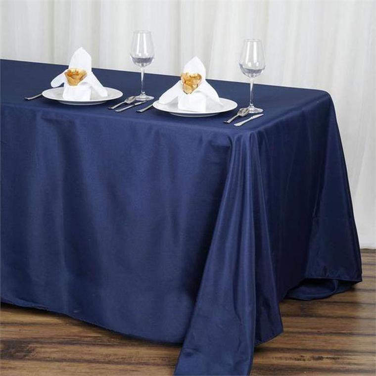 90 x 156 inch Polyester Rectangular Tablecloth