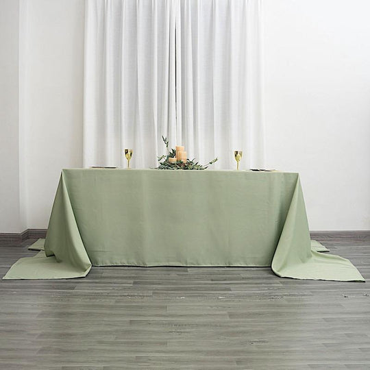 90 x 156 inch Polyester Rectangular Tablecloth