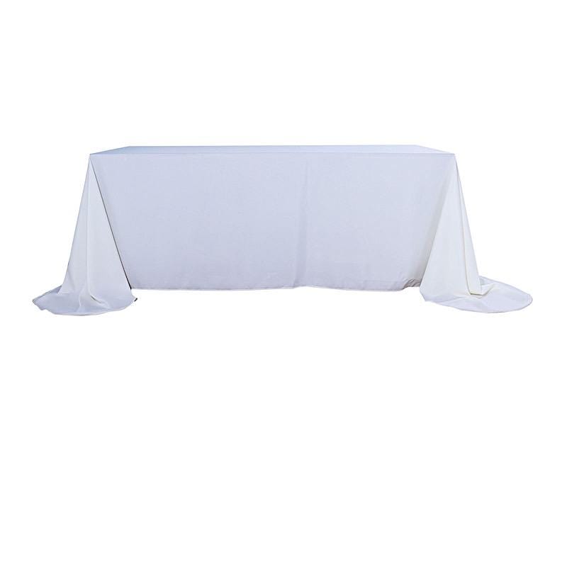 90 x 156 inch Rounded Corners Tablecloth