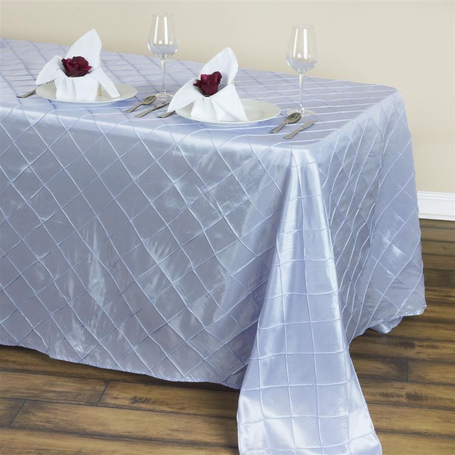 Lavender Pintuck Tablecloth 90x132"