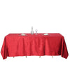 90x132 in Wine Rectangular Premium Velvet Tablecloth
