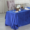 90x132 in Royal Blue Rectangular Premium Velvet Tablecloth