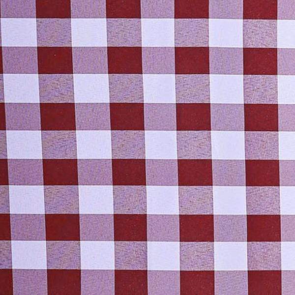 90x132 inch Gingham Checkered Polyester Rectangular Tablecloth