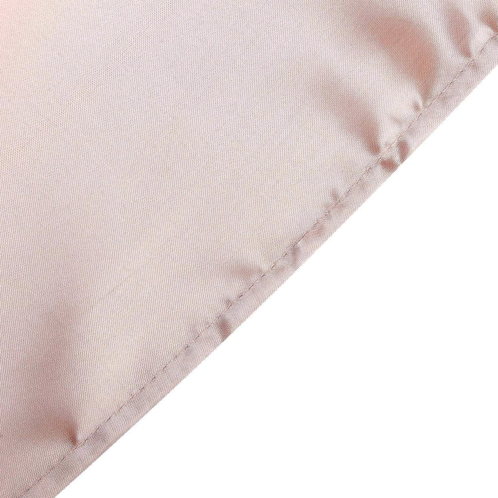 Dusty Rose 90x132" Satin Rectangle Tablecloth