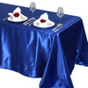 Royal Blue 90x132" Satin Rectangle Tablecloth