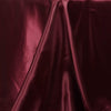Burgundy 90x132" Satin Rectangle Tablecloth
