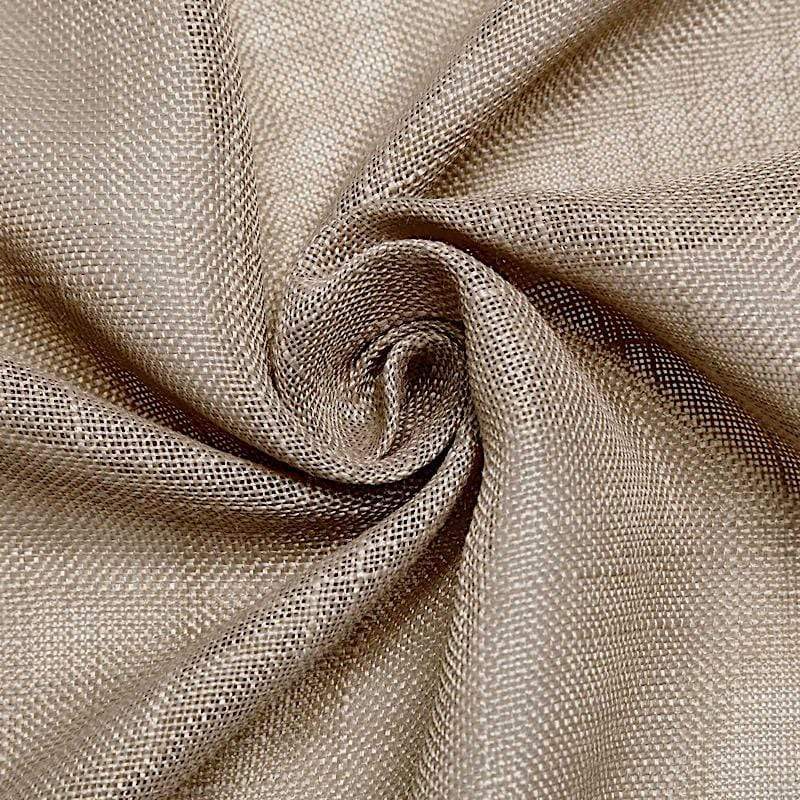 90x156 in Rectangular Premium Polyester Faux Burlap Tablecloth