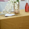 90x156 in Gold Rectangular Premium Velvet Tablecloth