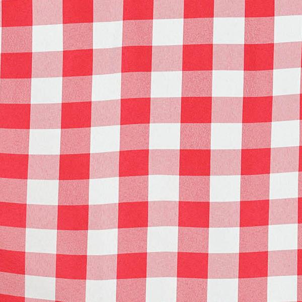 90x156 inch Gingham Checkered Polyester Rectangular Tablecloth