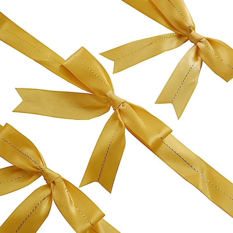 578 Thin Gold Ribbon Bow Images, Stock Photos, 3D objects, & Vectors