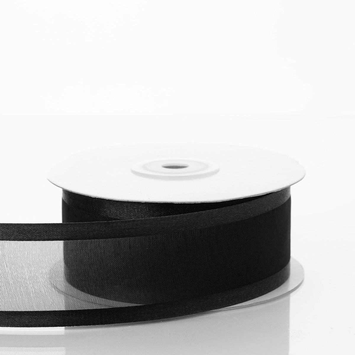 Black - Sheer Organza Ribbon - ( 1-1/2 inch