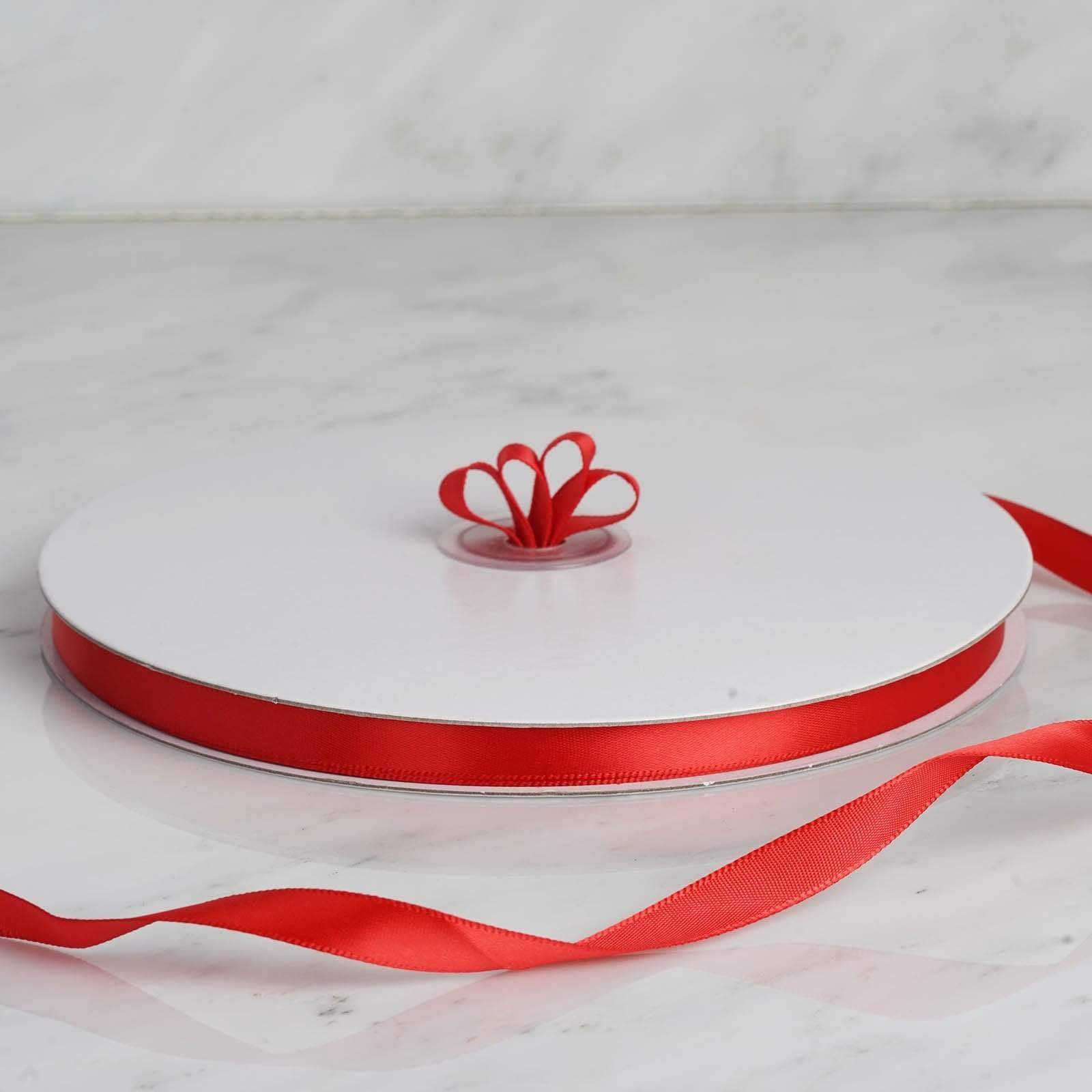3/8 inch x 100 yards Single Side Satin Ribbon