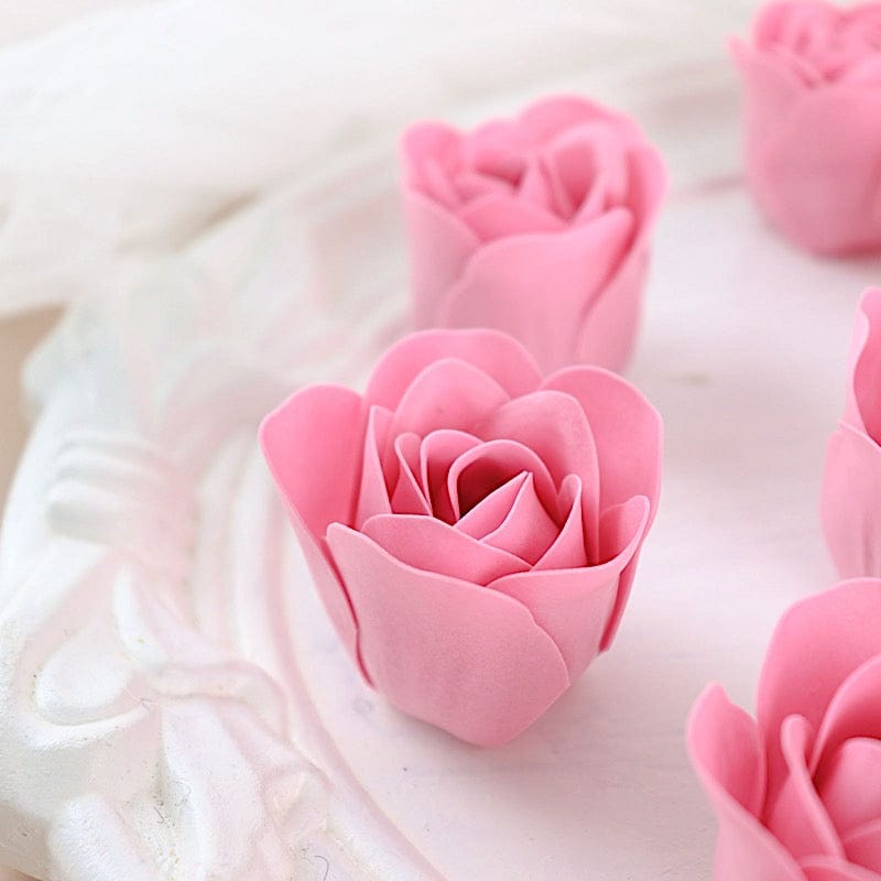 24 Scented Rose Soap Party Favors in Gift Boxes with Ribbons