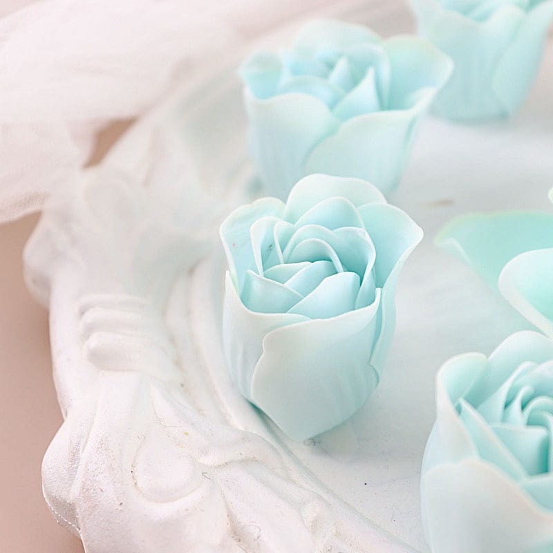 24 Scented Rose Soap Party Favors in Gift Boxes with Ribbons