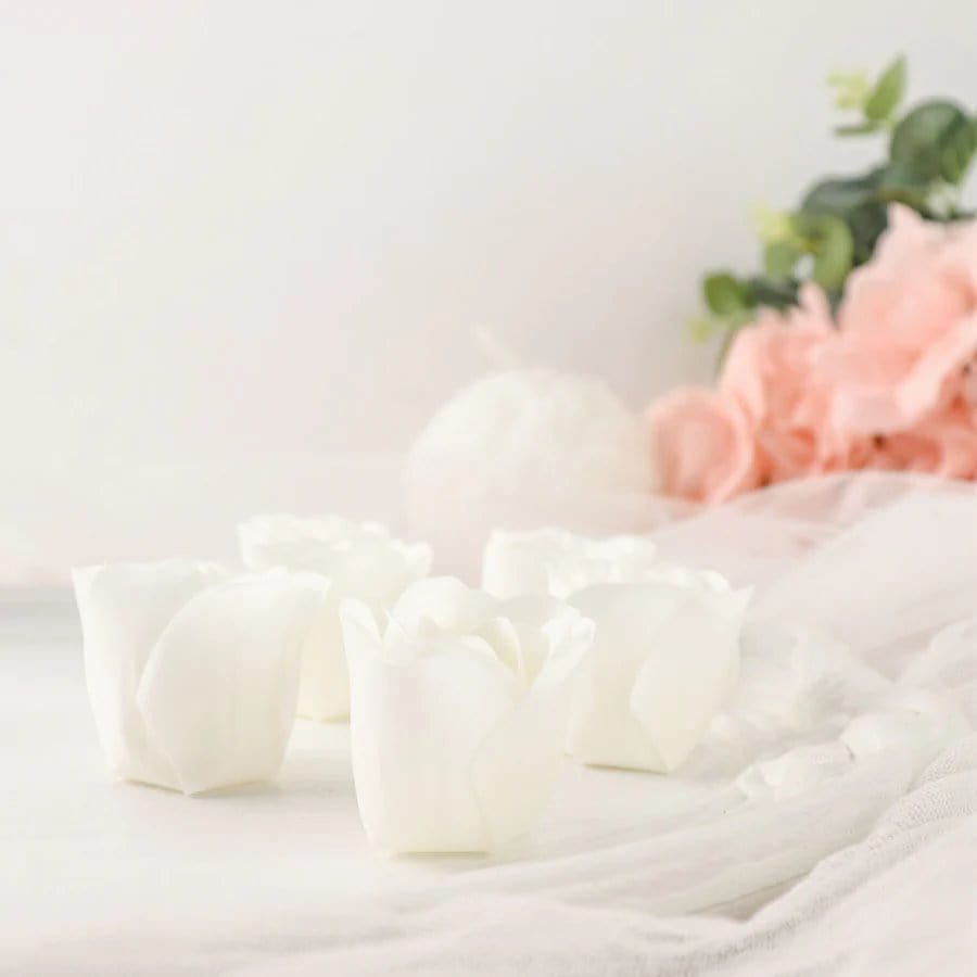 24 Scented Rose Soap Party Favors in Gift Boxes with Ribbons