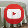 108" Fuchsia / Fushia Polyester Round Tablecloth