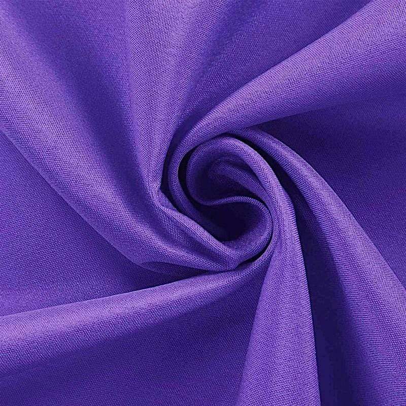 108 in Fuchsia Polyester Round Tablecloth Wedding Party Supplies