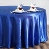 Royal Blue 108" Satin Round Tablecloth