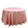 Dusty Rose 108" Satin Round Tablecloth