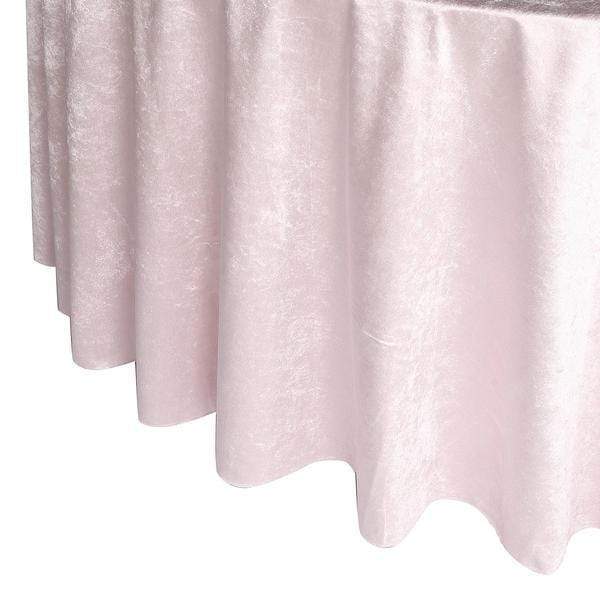 120 in Round Premium Velvet Tablecloth