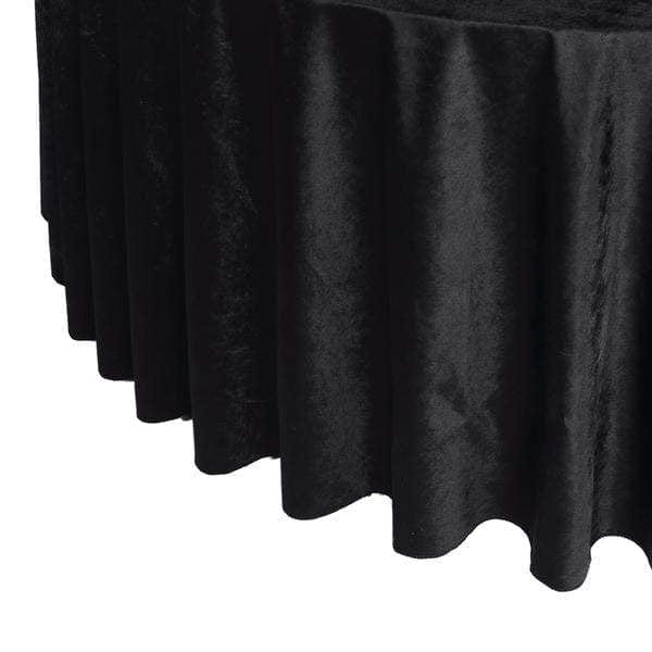 120 in Round Premium Velvet Tablecloth